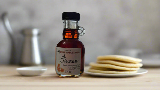 Flourish Maple Syrup (3.4 oz Glass Bottle)